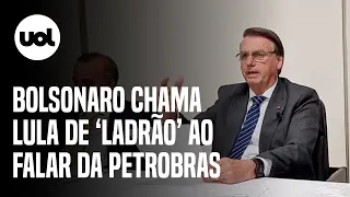 “Tem gente que quer que o ladrão volte”, diz Bolsonaro sobre Lula ao falar de refinaria da Petrobras