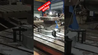 cnc horizontal boring machine | pengeboran rotary axis #shorts #cnc #shortvideo #cncmachine #viral