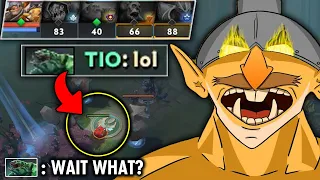 WTF 500IQ Techies One Shot Throne — The Instant Karma of "LOL"