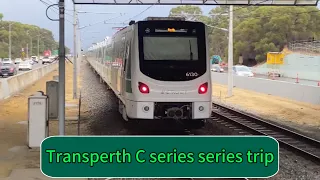 Transperth C series train trip