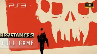 Resistance 3 | Full Game | No Commentary | PS3 | 4K