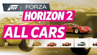 Forza Horizon 2 All Cars