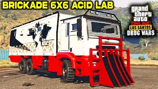Brickade 6x6 Acid Lab Best Customization & Review | How to Get | GTA 5 Online | Business on Wheels