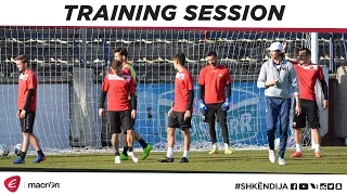 Last training session pre Cup semi-final clash with Vardar