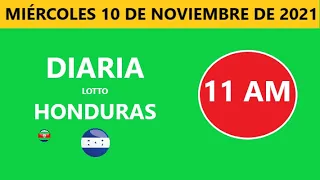 Diaria 11 AM honduras loto costa rica La Nica hoy  MIÉRCOLES 10 NOVIEMBRE DE 2021 loto tiempos hoy