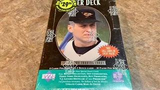 1996 UPPER DECK BASEBALL CARD BOX OPENING!  (Throwback Thursday)