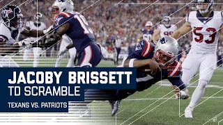 Jacoby Brissett Fakes the Handoff & Scrambles for a TD! | Texans vs. Patriots | NFL