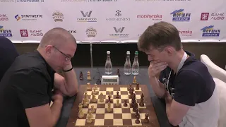 Мілош Шпар IM, POL - Владислав Бахмацький IM, UKR. Saint Charbel Chess Cup'23.