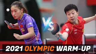 Ma Long vs Liu Shiwen | 2021 Chinese Warm-up for Olympic