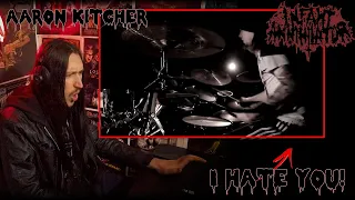 Drummer Reacts: | C-Crusher | Infant Annihilator - Aaron Kitcher (2021 Reaction)