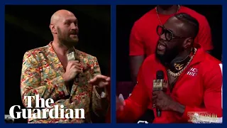 Tyson Fury and Deontay Wilder denied a pre-fight face-off after war of words