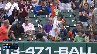 CWS@DET: Kinsler cranks a two-run homer to left