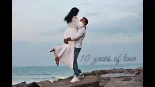 BEST 10th wedding Anniversary, VIDIT VANDANA JOURNEY, 10th Anniversary family concept video