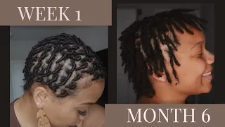 0-6 Months Loc Journey Visual | 6 Months Loc'd