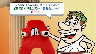 Various Knowledge Of The Alphabet Greek Plush - Arabic Etc...