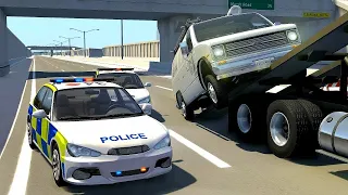 A day in the life of the police 3 - BeamNG drive