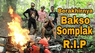 berakirnya bakso somplak masuk jurang dan terbakar | keluarga marsya