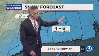 Forecast: Snow starts tonight, peaks during AM commute tomorrow...