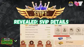 STATE OF SURVIVAL: SUPER SPECIAL VIP - SVIP IS COMING