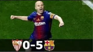 Lionel Messi Vs Sevilla Final HD  31/03/2018