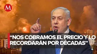 Benjamín Netanyahu envía mensaje a Hamás por sus acciones contra Israel