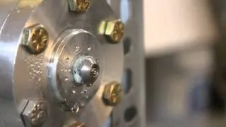 Hollistar Rocket V1 injector plate cold water flow test