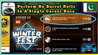 Asphalt 9 Perform No Barrel Rolls In A Single Career Race | Episode 2 Winter Fest Season
