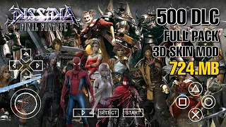 NEW 3D Skin Mod 2023 Full Pack | Dissidia 012: Duodecim Final Fantasy | PPSSPP Gameplay