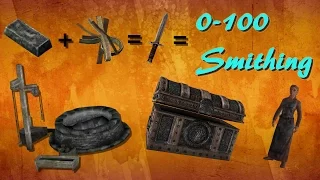Skyrim How To Get Level 100 Smithing The QUICKEST WAY!!!