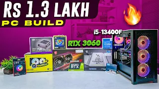 Rs 1.3 Lakh Gaming & Editing PC Build with Intel Core i5-13400F & MSI RTX 3060 GAMING X 🔥