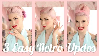 Super Quick and Easy Vintage Inspired Hairstyles