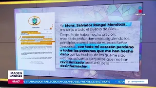 El obispo Salvador Rangel emite por primera vez un comunicado