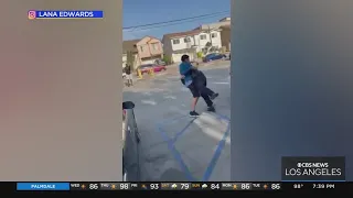 LAPD officers under question after video of rough arrest goes viral