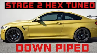 M4 GETS DOWNPIPES AND STAGE 2 HEXTUNED