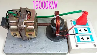 How To Make 19000KW 260V Electricity Generator Use Copper Wire