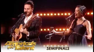 Us The Duo: Highly Pregnant Singing Couple FIGHT For A Spot In The Final | America's Got Talent 2018