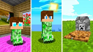 CREEPER OD NARODZIN DO ŚMIERCI w Minecraft!