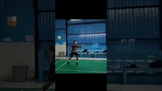 SLOW MOTION BADMINTON JUMPING SMASH #short