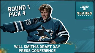 San Jose Sharks' Will Smith Draft Day Introductory Press Conference