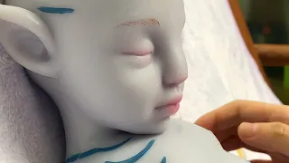 AVATAR Toy Figure ! Awesome Full silicone reborn baby doll !