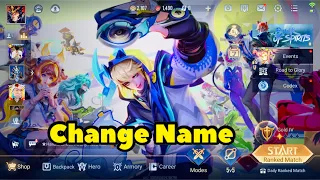 How To Change Name in Arena of Valor