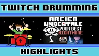 Undertale Arcien Remix - Your Best Nightmare (Drum Cover) -- The8BitDrummer