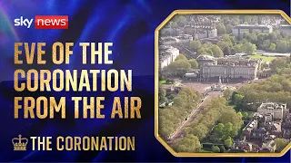 Watch live over central London ahead of the coronation of King Charles III