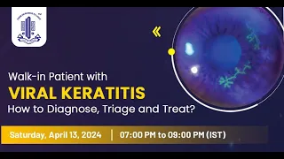 Walk-in Patient with VIRAL KERATITIS