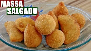 MASSA BÁSICA PARA SALGADOS FRITOS FÁCIL E RÁPIDA | Menino Prendado