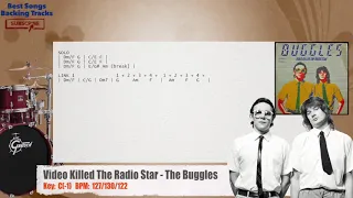 🥁 Video Killed The Radio Star - The Buggles Drums Backing Track with chords and lyrics