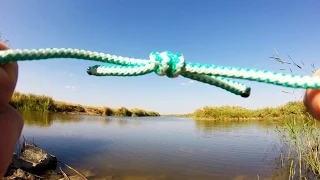 Обучение узлу "Ткацкий".Туризм.Рыбалка.Fishing