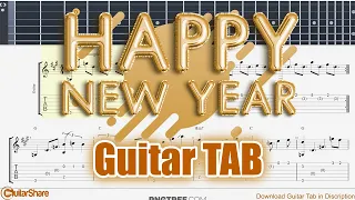 Happy New Year (ABBA) - Guitar TAB Easy