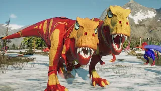 🔴Wild Animal T-REX vs Godzilla Dinosaurs Revolt Battle and Dinosaur simulation Gameplay Walkthrough