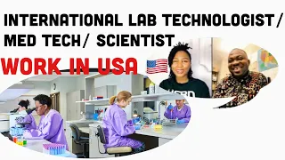 HOW TO WORK IN USA AS A MED LAB TECH/ MEDICAL SCIENTIST| MED TECH who Trained Internationally🇺🇸